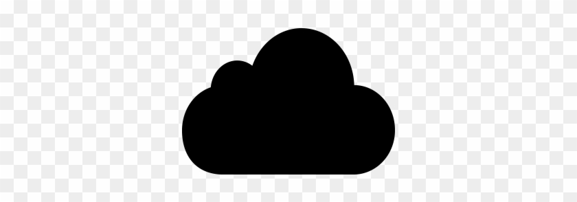 Black Cloud Icon Png Vector - Black Clouds Vector Png Clipart #1264793