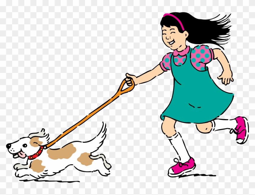 Medium Image - Dog And Human Cartoon Clipart #1264835