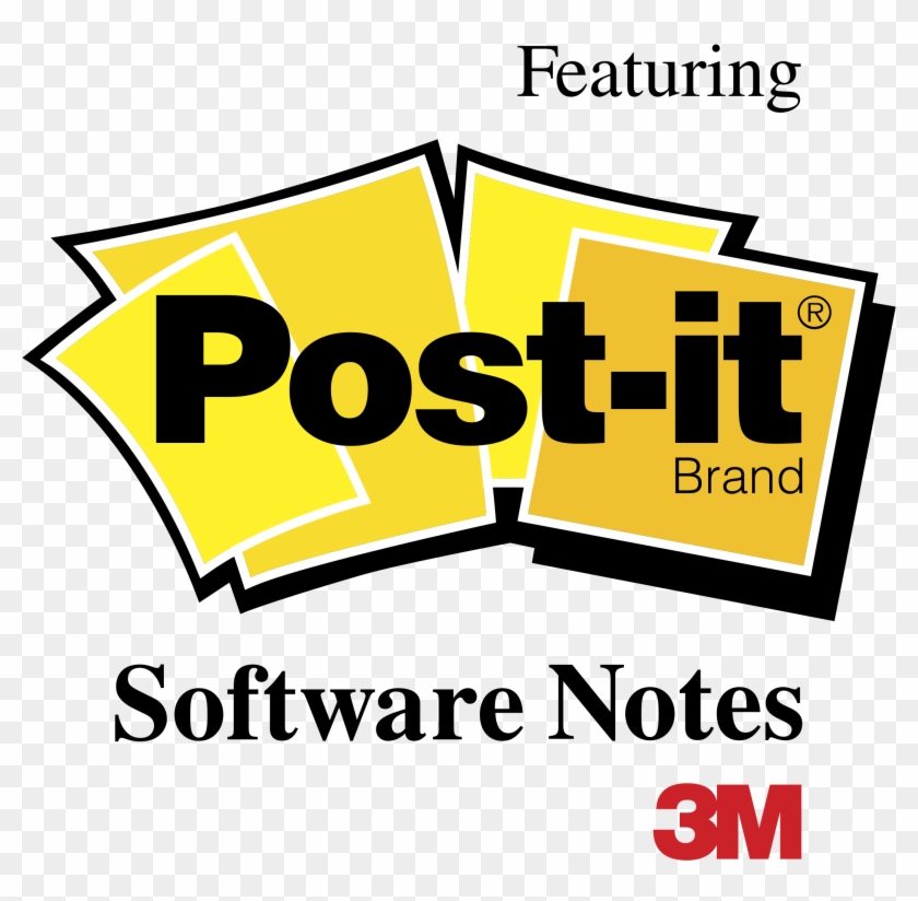 Post It Logo Png Transparent - Post It Notes Clipart