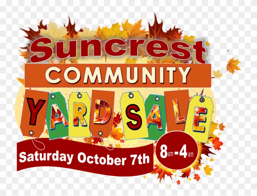 Suncrest Fall Community Yard Sale - Halloween Clipart #1265170