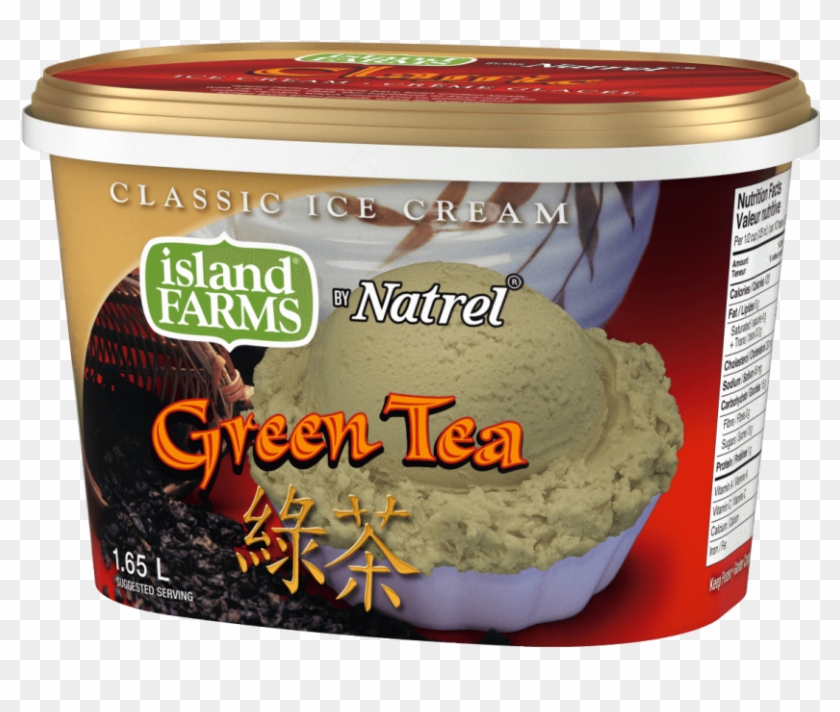 A Classic Green Tea Ice Cream - Island Farms Clipart