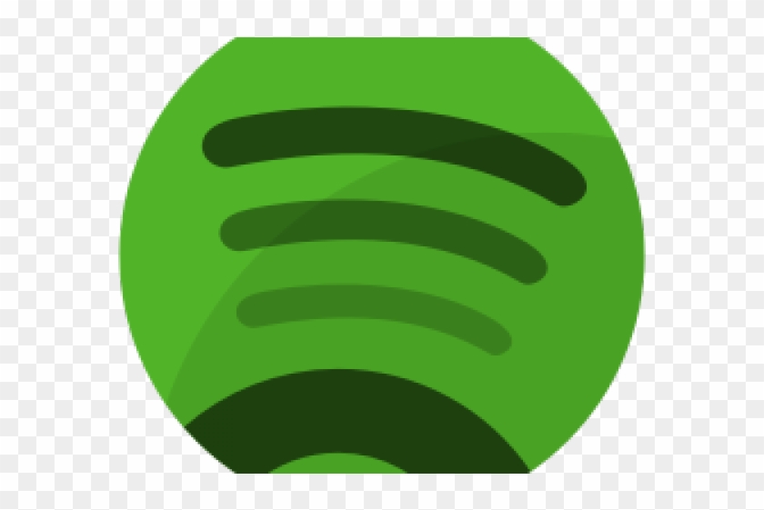 Drawn Logo Spotify - Circle Clipart #1265602