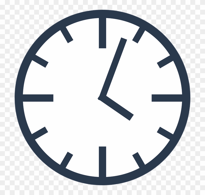 Collection Of Free Clock Clipart - Simple Clock Clipart - Png Download #1265641