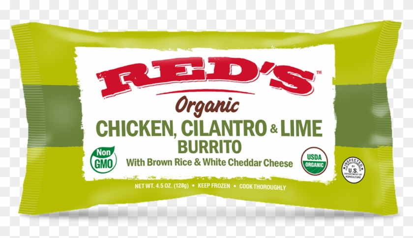 Organic Chicken, Cilantro & Lime Burrito - Throw Pillow Clipart #1266093
