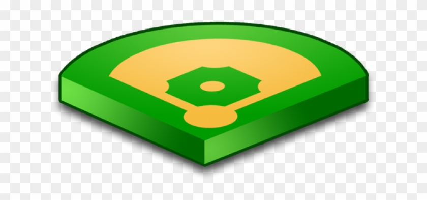 Baseball Field Map Icon Clipart