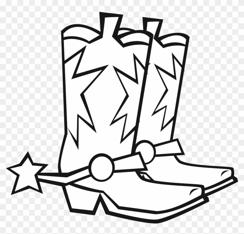 2541 X 2310 19 - Print Out Cowboy Boots Clipart