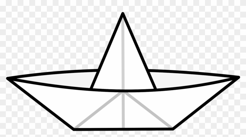 Row Boat Clipart Paper Boat - Paper Boat Clip Art - Png Download #1266387