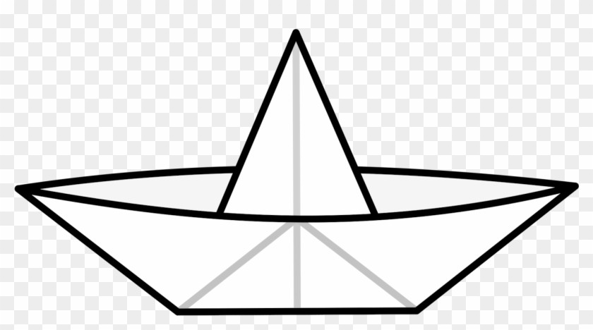Row Boat Clipart Paper Boat - Paper Boat Clip Art - Png Download