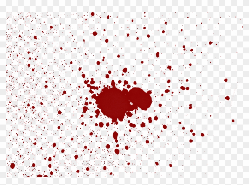 Blood Splatter 6-sc - Blood Splatter Overlay Png Clipart