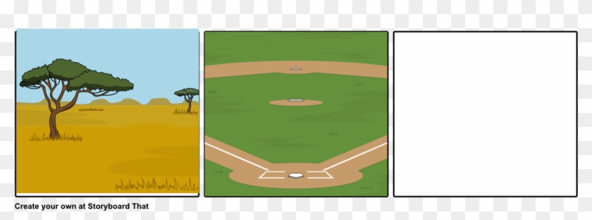 Diamond In The Desert - Baseball Field Clipart #1266498