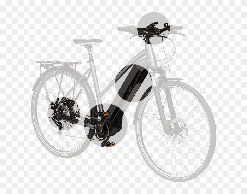E-bike Systems For Adventurers - Hybrid Bicycle Clipart