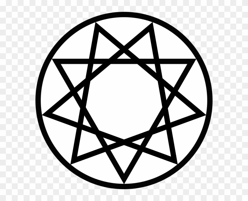 The Nonagram Is A Symbol Of Black Magickal Power Used - Chemistry Bonding Icon Clipart #1266773
