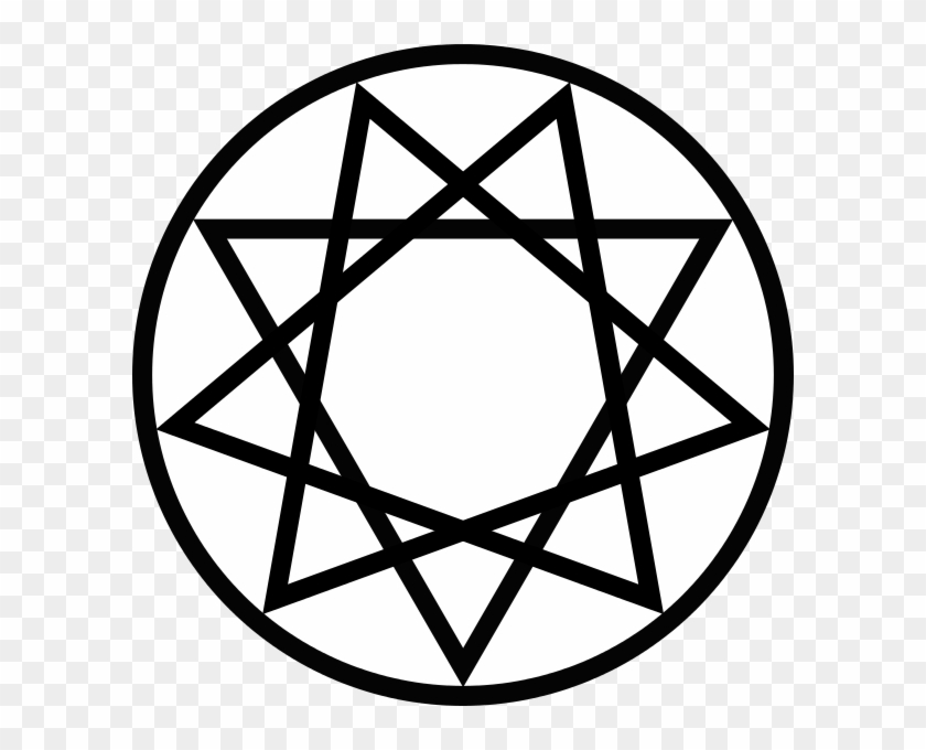 The Nonagram Is A Symbol Of Black Magickal Power Used - Chemistry Bonding Icon Clipart #1266773