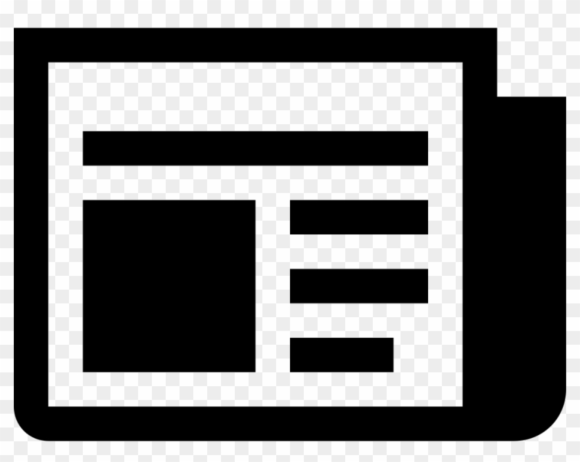 Movie Ticket Comments - Newspaper Icon Clipart