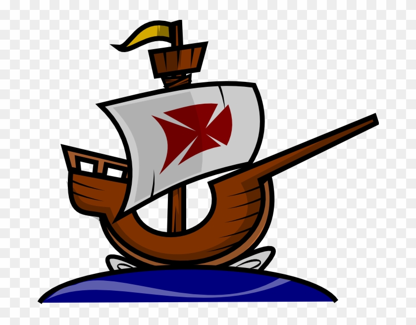 Row Boat Clipart Fishing Boat - Carabelas Del 12 De Octubre - Png Download