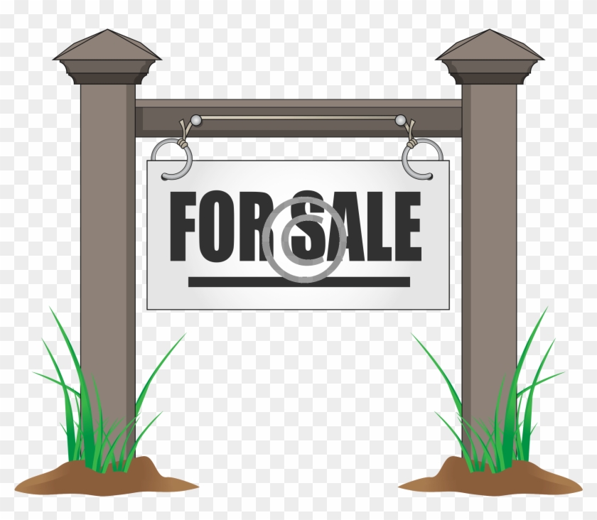 For Sale Sign, Tiger - Illustration Clipart