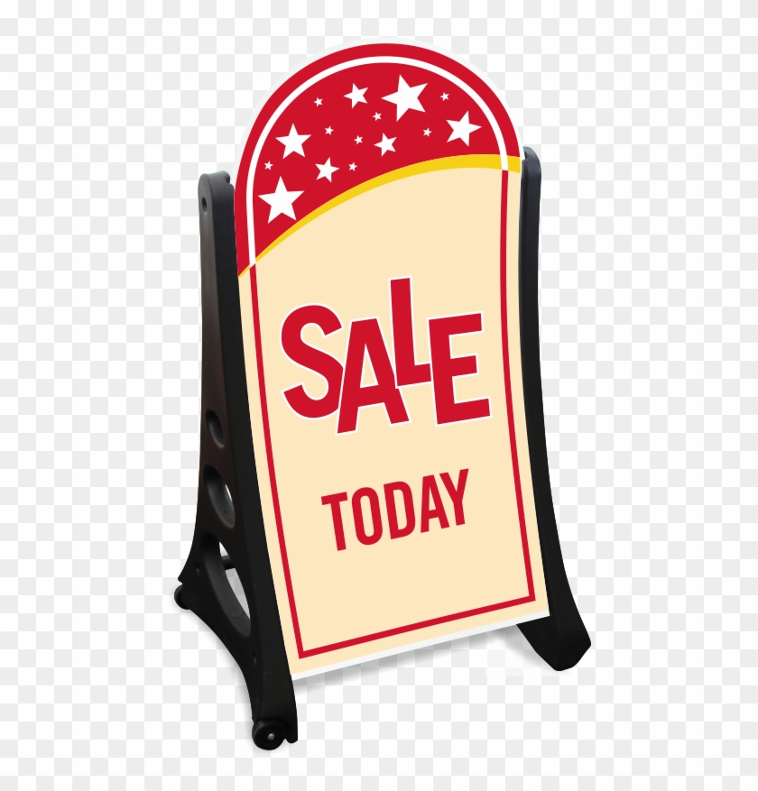 Sale Today A-frame Portable Sidewalk Sign Kit - Make Today Ridiculously Amazing Clipart