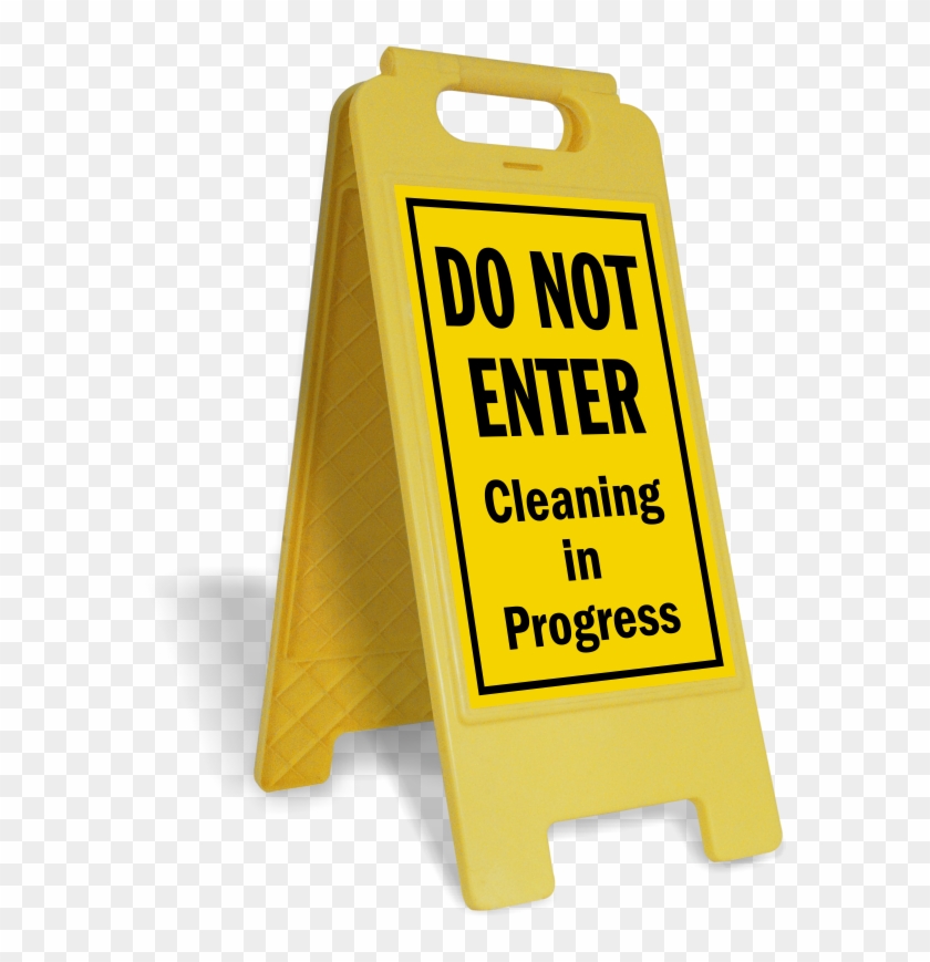 Do Not Enter Cleaning In Progress Sign - Sign Clipart #1267261