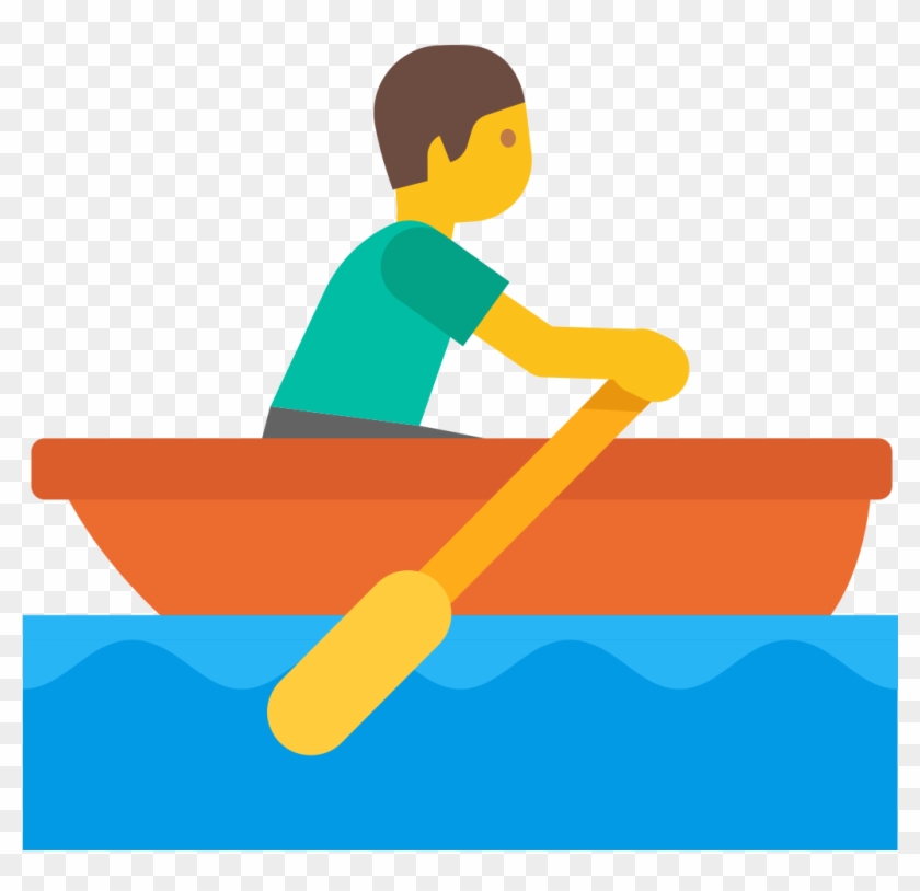 Images Of Rowboat Emoji - Remando Emoji Clipart