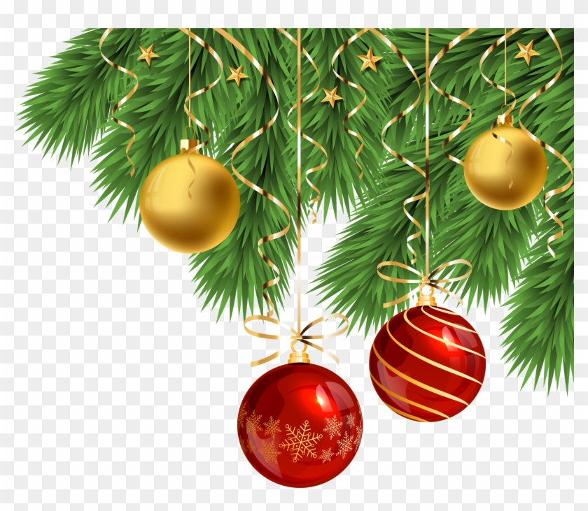 Christmas Decor Png - Transparent Christmas Corner Png Clipart