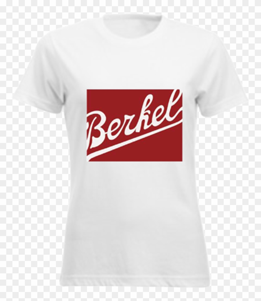 T-shirt Woman White Logo Berkel Red - Active Shirt Clipart #1268253