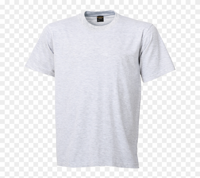 Free Melange White Tshirt Clean Template - T-shirt Clipart #1268481