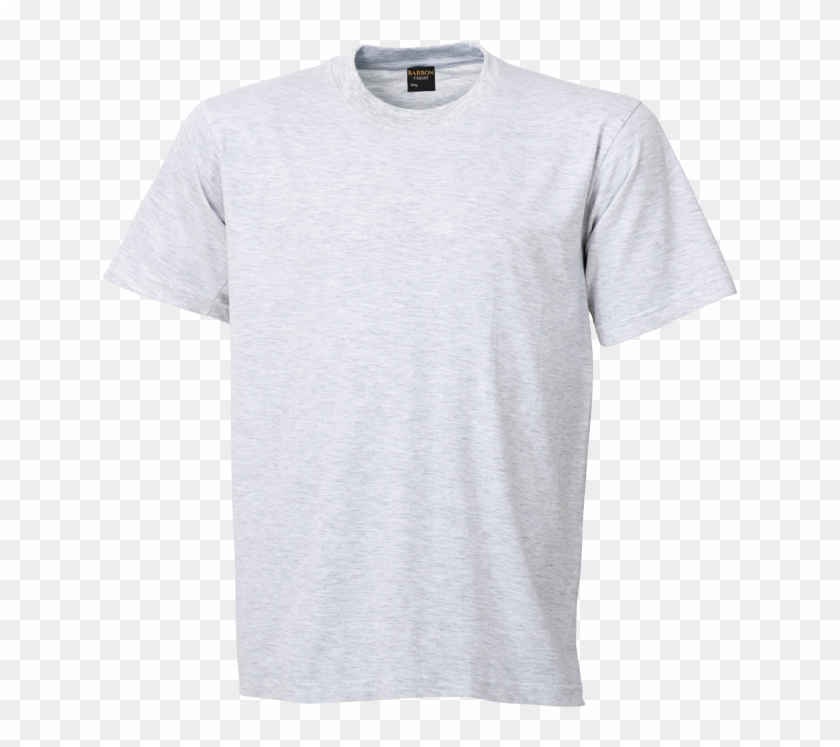 Free Melange White Tshirt Clean Template - T-shirt Clipart