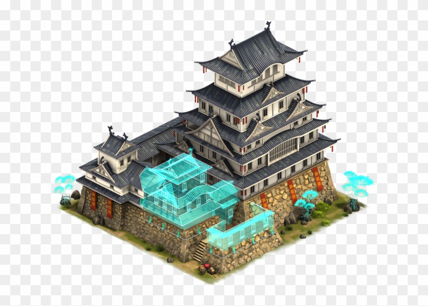 X Ss Virtualfuture Landmark2 - Himeji Castle Foe Clipart