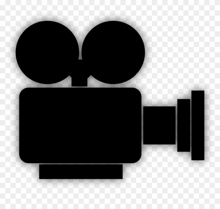 Camera, Cinema, Movie, Film, Motion Picture - Vector Image Of Camera Clipart