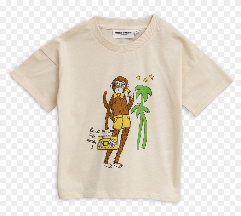 Boy's Mini Rodini Cool Monkey Tee Clipart