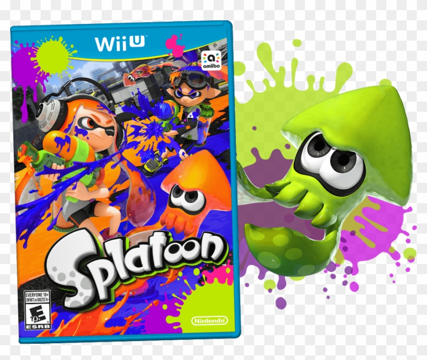 Splatoon Package - Splatoon Nintendo Wii U Clipart