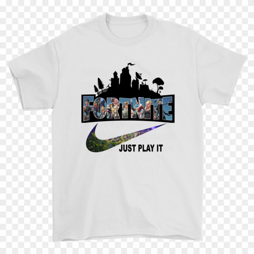 Download Fortnite Battle Royale X Nike Just Play It Logo Shirts ...