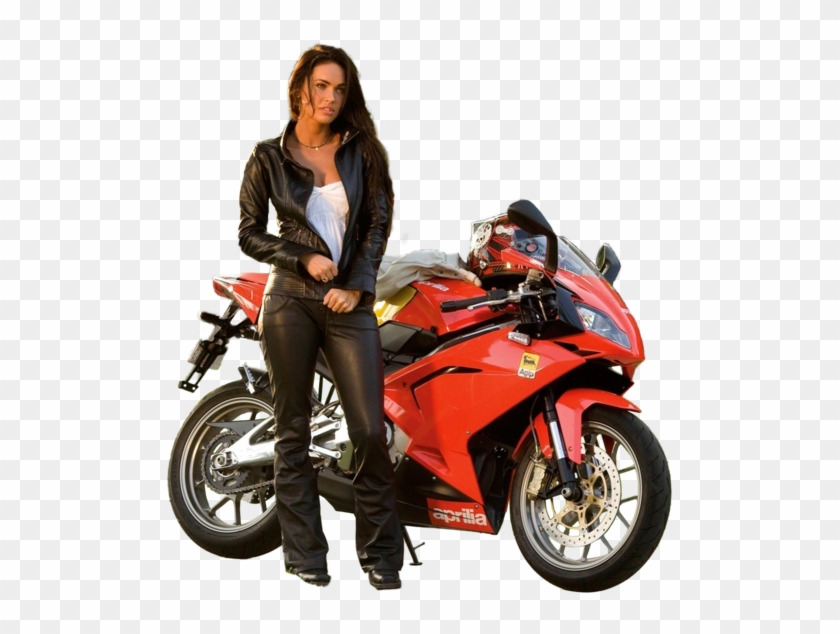Megan Fox Motorbike - Megan Fox Transformers Camaro Clipart