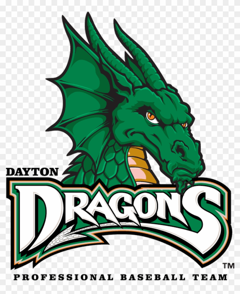 The Minor League Baseball Franchise The Dayton Dragons - Dayton Dragons Logo Clipart #1269583