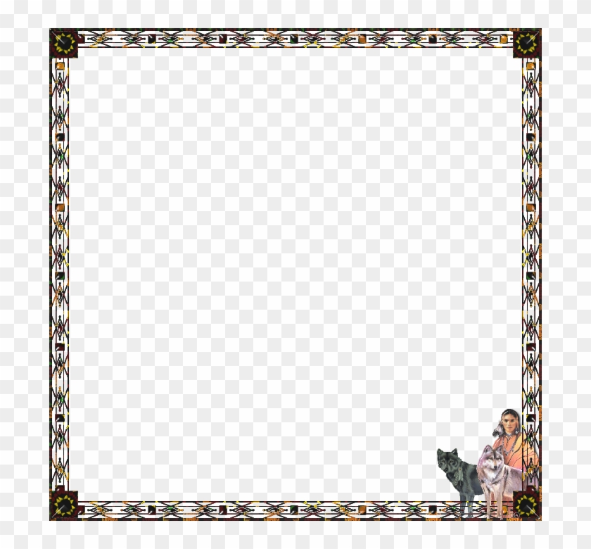 Native American Borders - Picture Frame Clipart
