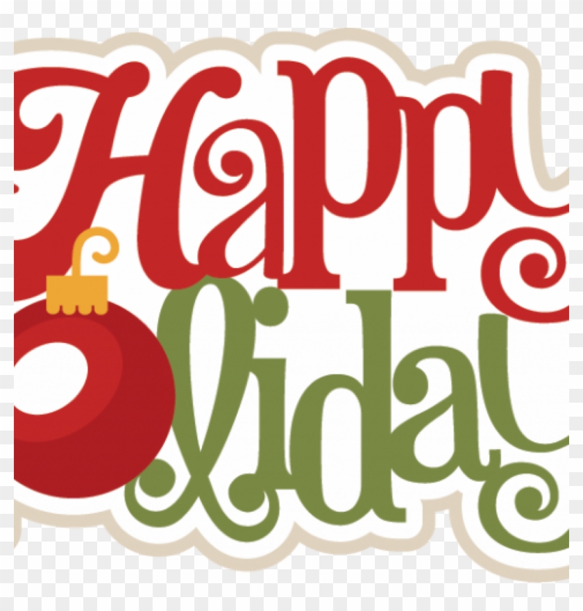 Happy Holidays Clipart Free Happy Holidays Clipart - Happy Holidays Clipart Free - Png Download #1269792