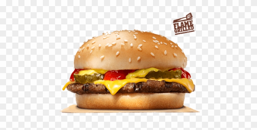 Classic Ingredients Flavored Just Right - Cheeseburger Bacon Burger King Clipart