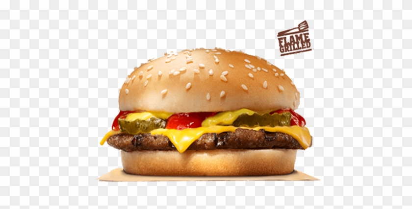 Classic Ingredients Flavored Just Right - Cheeseburger Bacon Burger King Clipart #1270327
