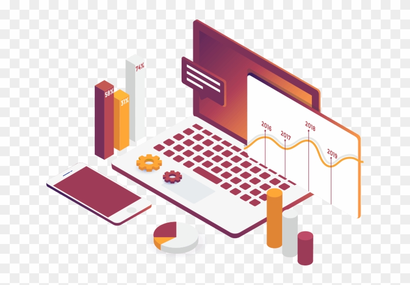 Best Sem Seo Services Slide 2 - Isometric Data Analysis Clipart