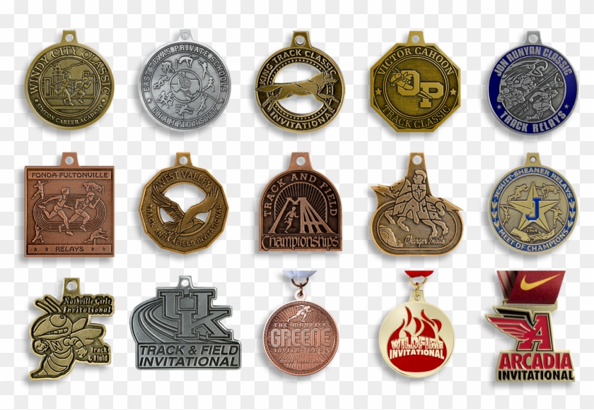 Track & Field Custom Medals Sample Collection - Arcadia Invitational Backpack 2018 Clipart
