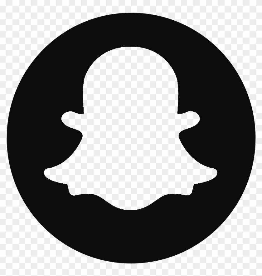 Snapchat Logo Pink - Hd Snapchat Black Pink Round Logo ...