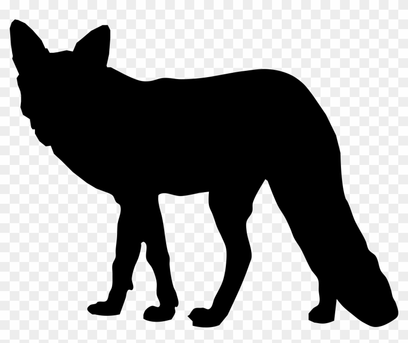 Fox Black Clip Art - Png Download #1271148