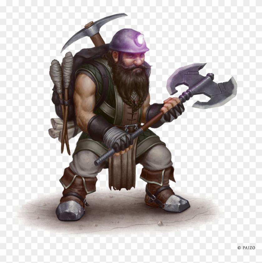 Dwarf Png High-quality Image - D&d Dwarf Miner Clipart #1271483