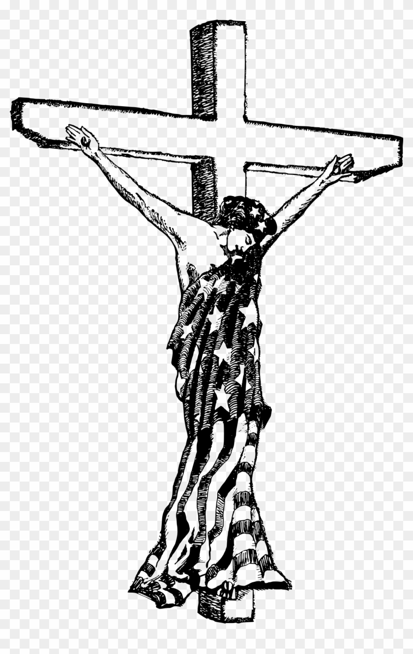 Jesus Cross Png Icon - Crucifixion Jesus Christ Statue Clipart