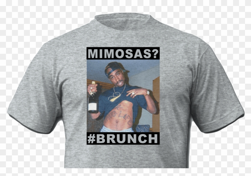 2pac Mimosas, Brunch & Thug Life T-shirt - 513 Shirt Clipart