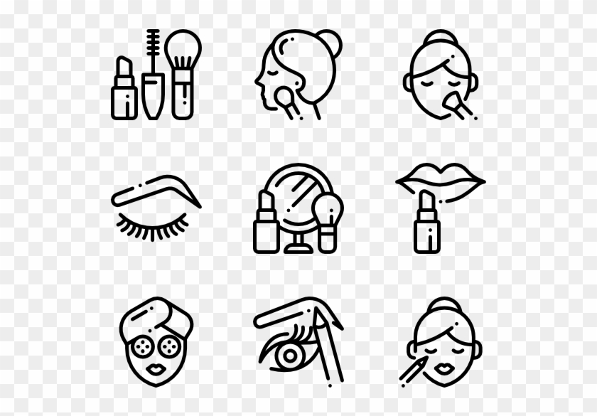 Makeup - Makeup Icon Transparent Background Clipart #1272030