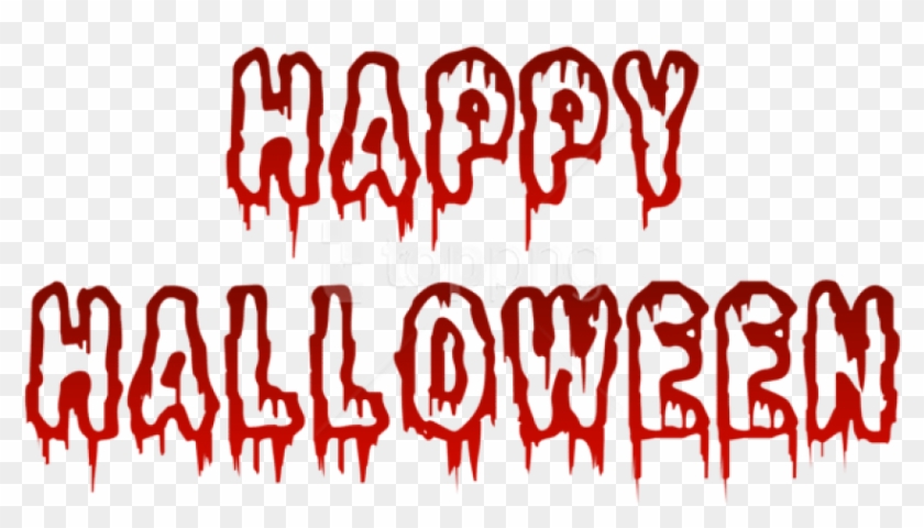 Free Png Download Happy Halloween Png Images Background - Red Happy Halloween Clipart Transparent Png #1272348