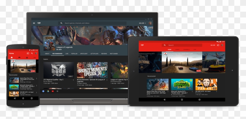 Youtube Announces Partnership To Exclusively Live Stream - Youtube Gaming App Clipart