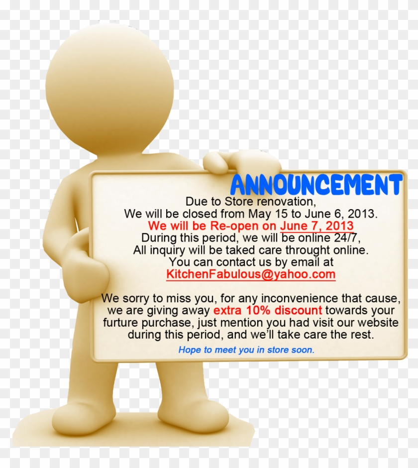 Announcement - Coming Soon Clipart