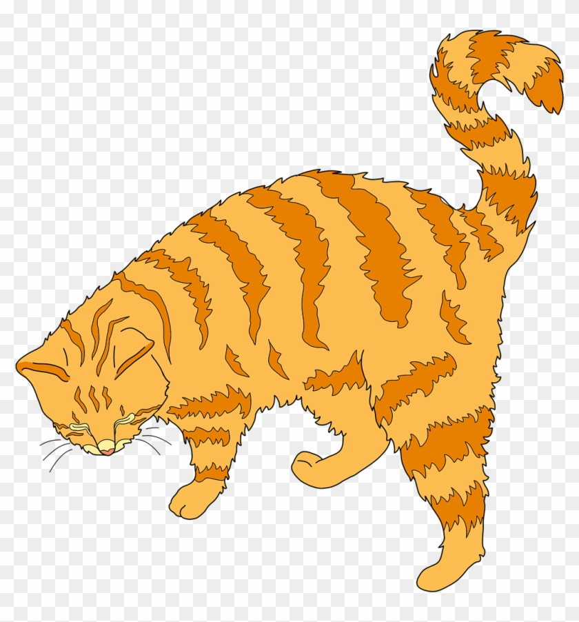 Cat Ginger Cat Cute Cat - Ginger Cat Clipart - Png Download #1272481
